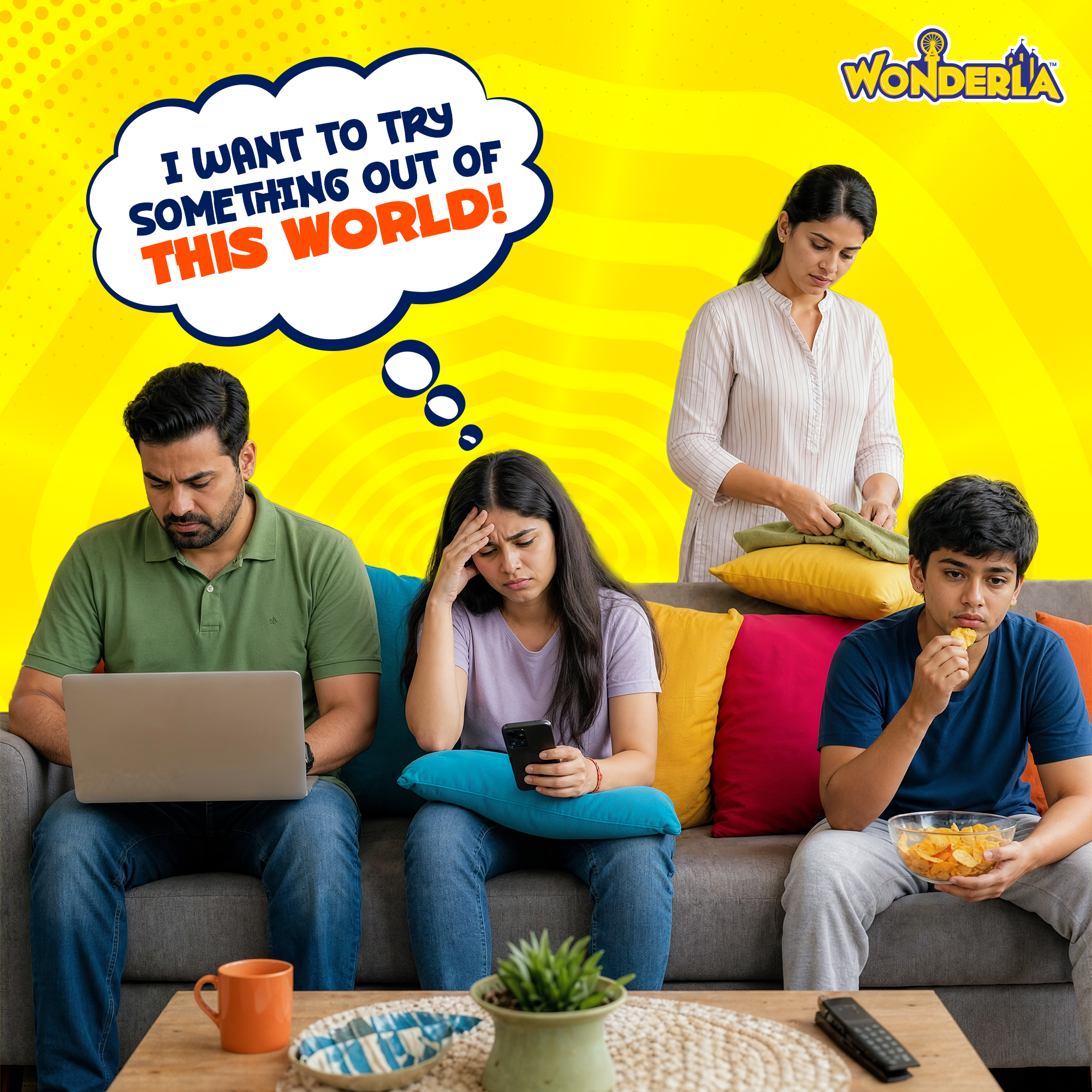 Wonderla carousel ad, card 1 of 6