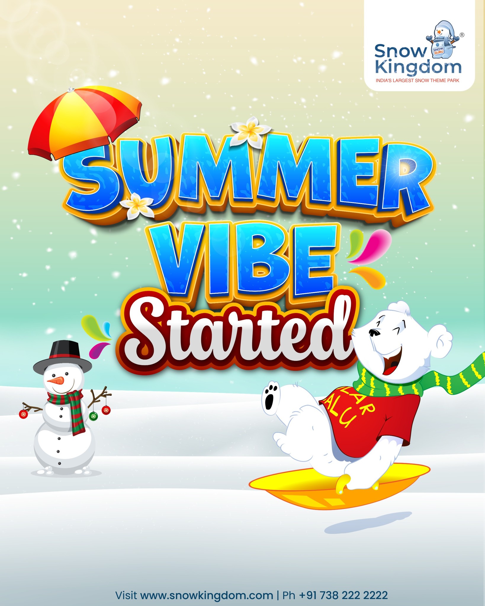 Snow Kingdom carousel ad, card 1 of 9
