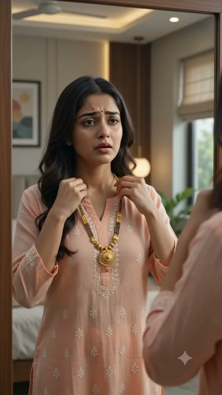 vamayukt Meta ad: the relatable struggle of wearing heavy uncomfortable jewellery to work