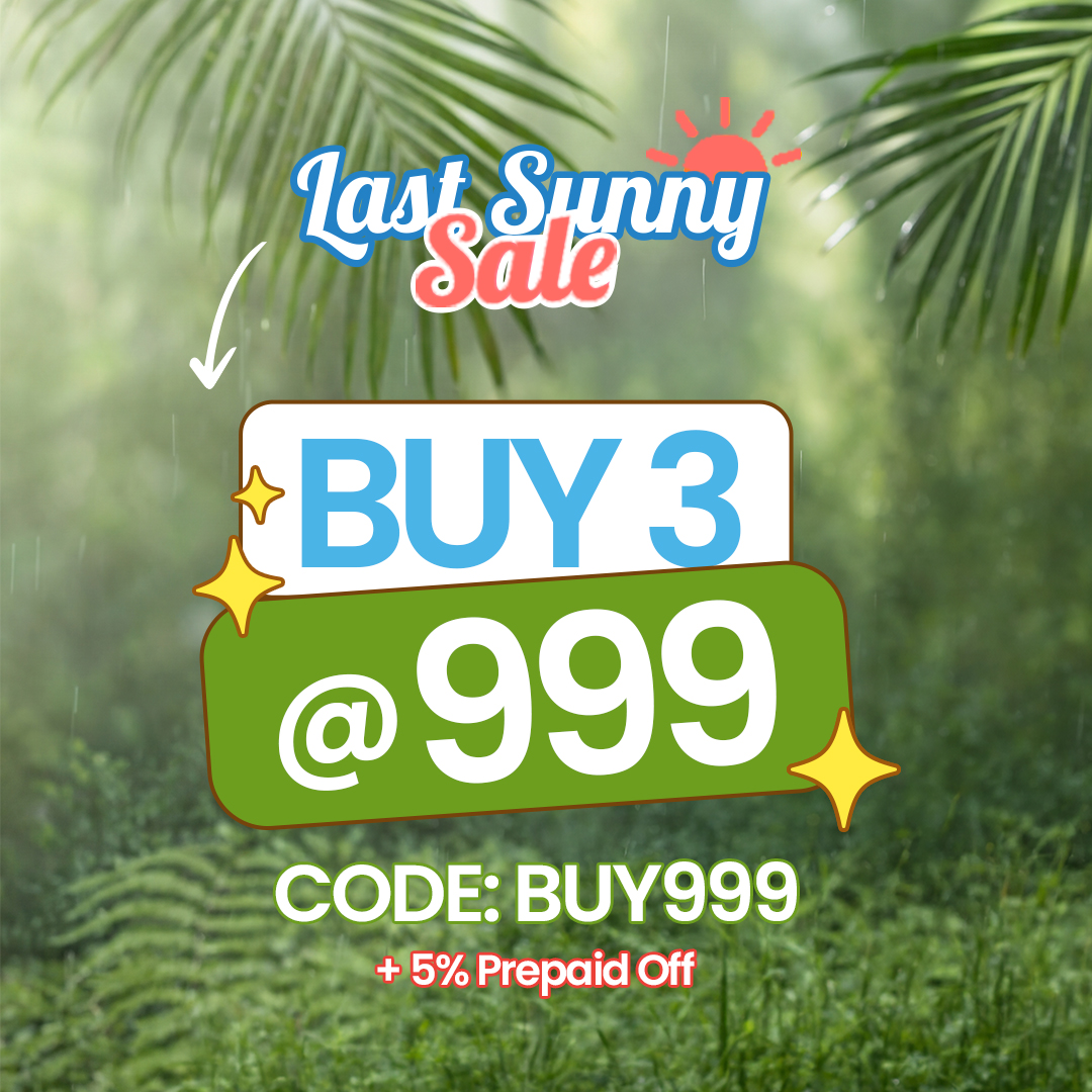 MCaffeine Meta ad: "Buy 3 at INR 999" with the code BUY999