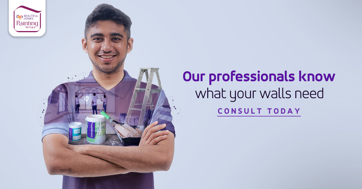 Asian Paints Meta ad: painting made simple, beautiful and stress-free with expert guidance