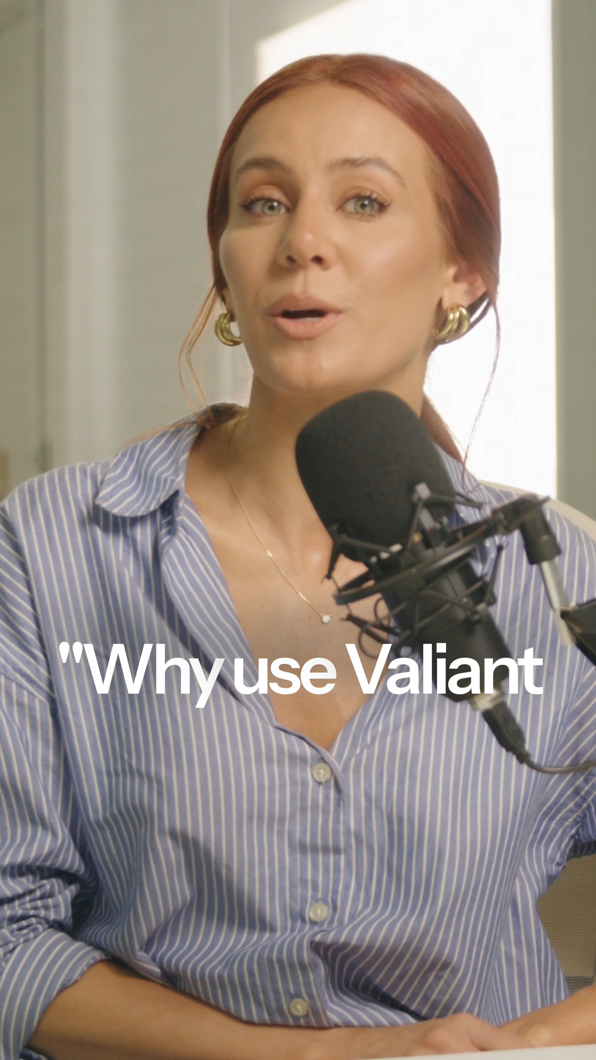 Valiant Business Loans video ad frame reading "Why use Valiant"
