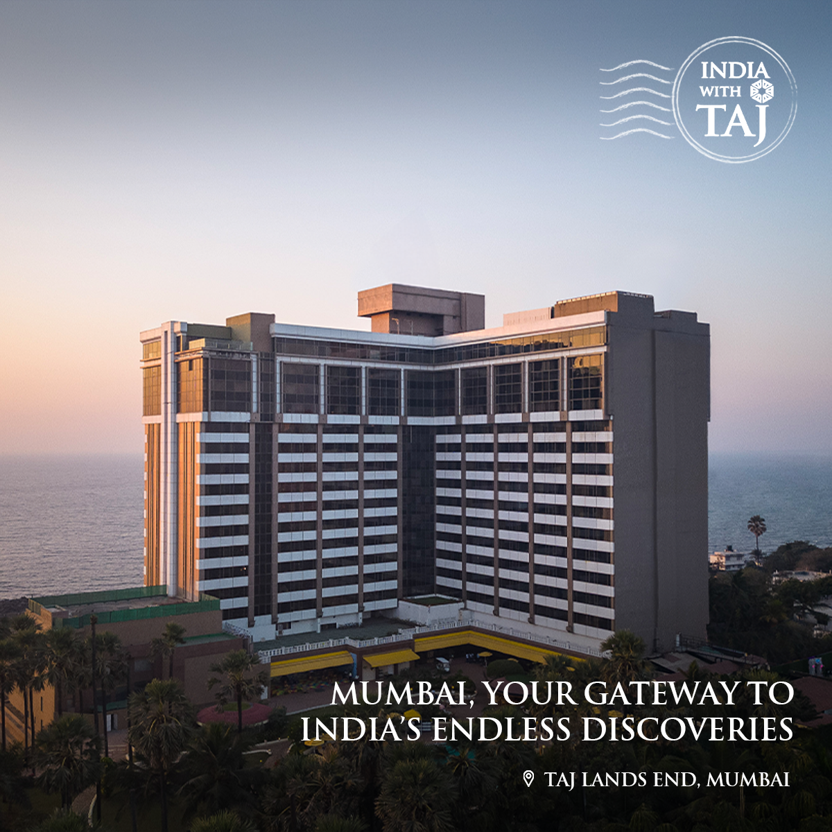 Taj Hotels carousel ad, card 2 of 10