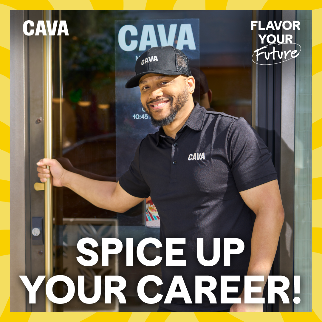 CAVA Meta ad: "Spice up your career" -- apply now at CAVA