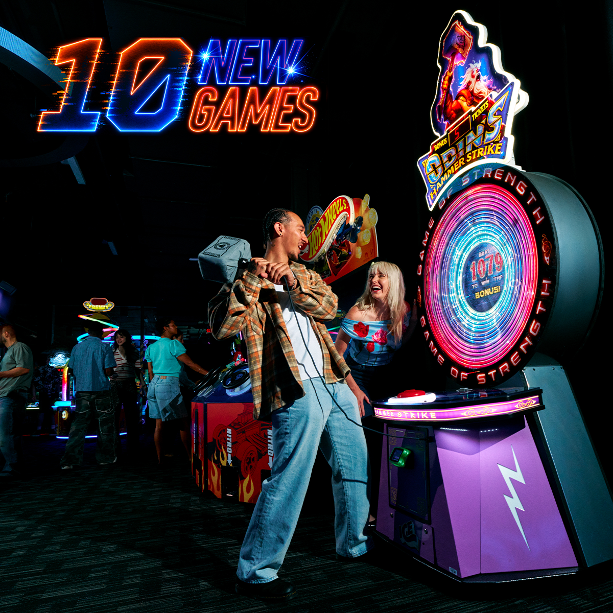 Dave & Buster's carousel ad, card 6 of 10