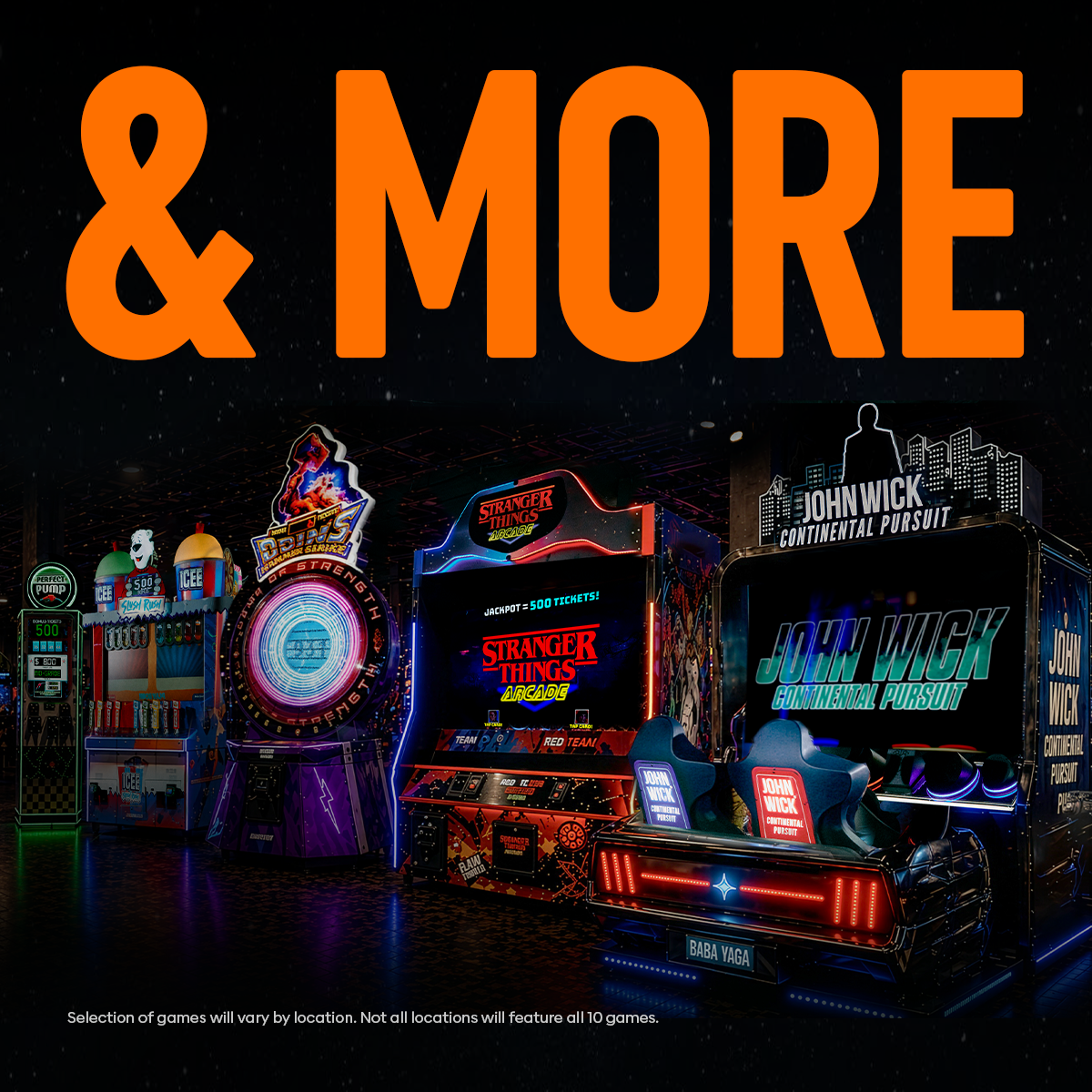Dave & Buster's carousel ad, card 10 of 10